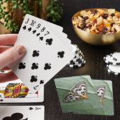 Small Magpie Moth Playing Cards Spielkarten (In Situ)