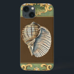Small Mermaid’s Shells Case-Mate iPhone Hülle<br><div class="desc">Charikilia Zarris is is a talented artist know for her ocean artwork. Her images are peaceful and calm relaxing you with every picture. Get this nautical piece of artwork with a Conch Shell being the center of it all,  bordered with decorative and a beautiful floral pattern.</div>