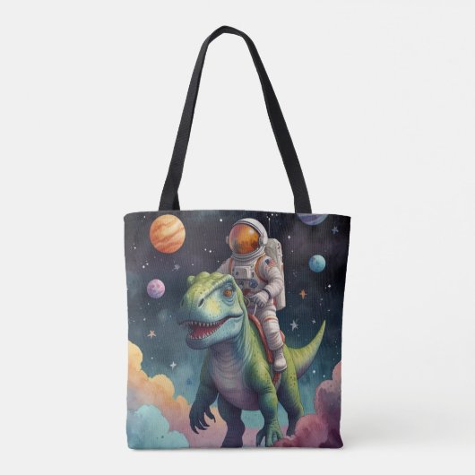 Small Multi-Coloured Aliens in Space Tasche (Rückseite)