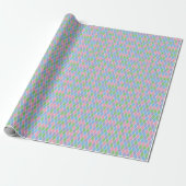 Small Pastel-Toned Harlequin Geschenkpapier (Ungerollt)