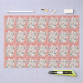 small peach mahjong tiles seidenpapier (Handwerk)