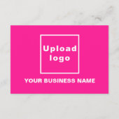 Small Pink Flatcard Business New Year (Rückseite)
