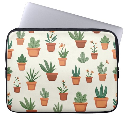 Small Pot Electronics Bag Laptopschutzhülle (Vorderseite)