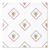 Small print aloe kitchen tapete (Vorderseite)