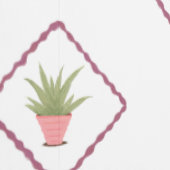 Small print aloe kitchen tapete (Naht)
