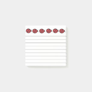 Small Red Ladybugs Post It Notes Post-it Klebezettel
