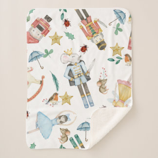 small sherpa blanket - ideal gift for new baby sherpadecke