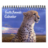 Small Size Exotic Animals Calendar Kalender (Titelbild)