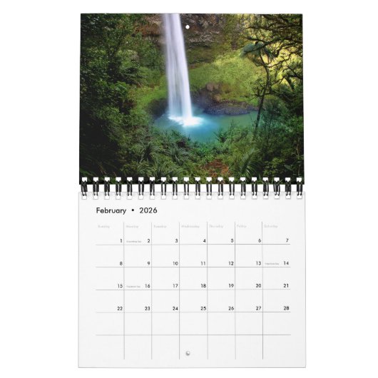 Small Size Tropics Paradise Calendar Kalender (Feb 2026)