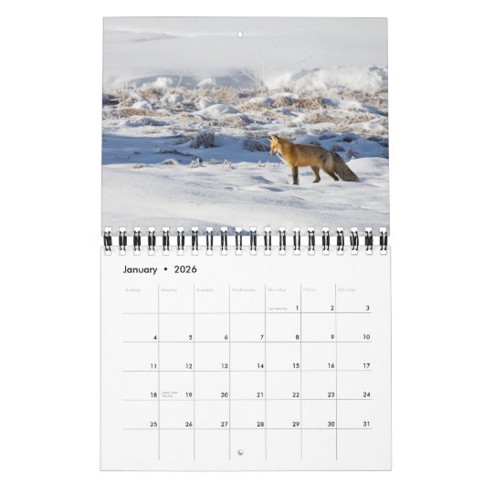 Small Size Yellowstone Park Calendar Kalender (Jan 2026)