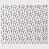 Small Sock Monkey With Santa Hat Christmas Geschenkpapier (Flach)