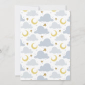 Small Star Paare Babydusche Einladung (Rückseite)