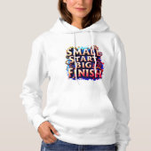 Small Start Big Finish Women’s Hoodie – Underdog D (Vorderseite)