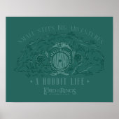 Small Steps, Big Adventures - A Hobbit Life Poster (Vorne)