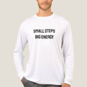 Small steps. Big energy Tri-Blend Shirt (Vorderseite)