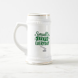 Small Steps Everyday Inspirational Mug Bierglas