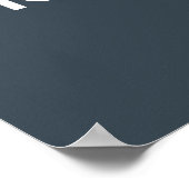 Small Steps Lead To Big Change Charcoal Poster (Ecke)