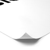 Small Steps Lead To Big Change White Back Poster (Ecke)