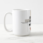 Small Steps Matter Geometric Mug Kaffeetasse (Links)