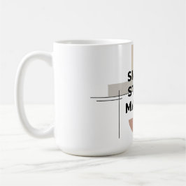 Small Steps Matter Modern Kaffeetasse