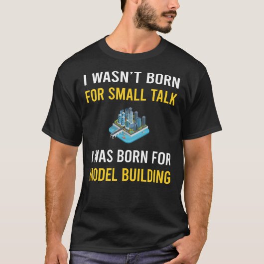 Small Talk Model-Gebäude T-Shirt (Vorderseite)