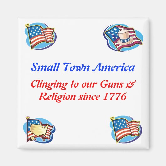 Small Town America Magnet (Vorne)