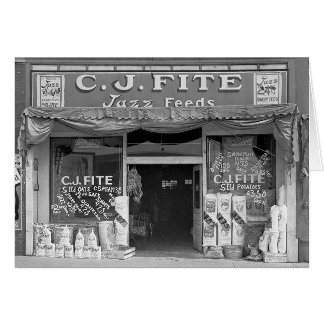 Small Town Füttre Store, 1936 (Vorderseite (Horizontal))