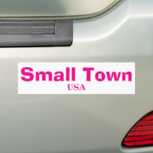Small Town USA anpassbar Autoaufkleber