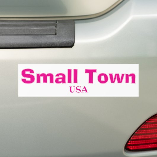 Small Town USA anpassbar Autoaufkleber (Auf Auto)
