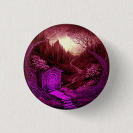 Small Unique Cabin Set Along A Stream Button