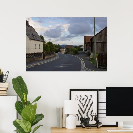 Small Village Poster (Heimbüro)