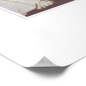 Small White Lady's Slipper - Cypripedium candidum Poster (Ecke)