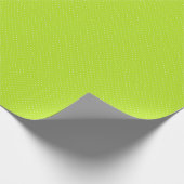 Small White Polkadots On Lime Green Wrapping Paper Geschenkpapier (Ecke)