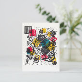 Small Worlds V by W. Kandinsky Postkarte (Stehend Vorderseite)