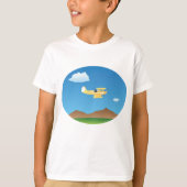 Small Yellow Plane T-Shirt (Vorderseite)