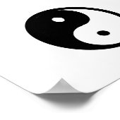 Small Yin/Yang Canvas Print Poster (Ecke)