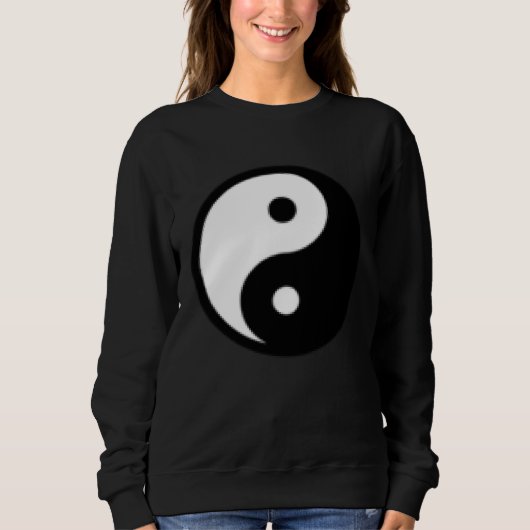 Small Yin Yang, Tai chi, Qi gong, polarity, dualit Sweatshirt (Vorderseite)