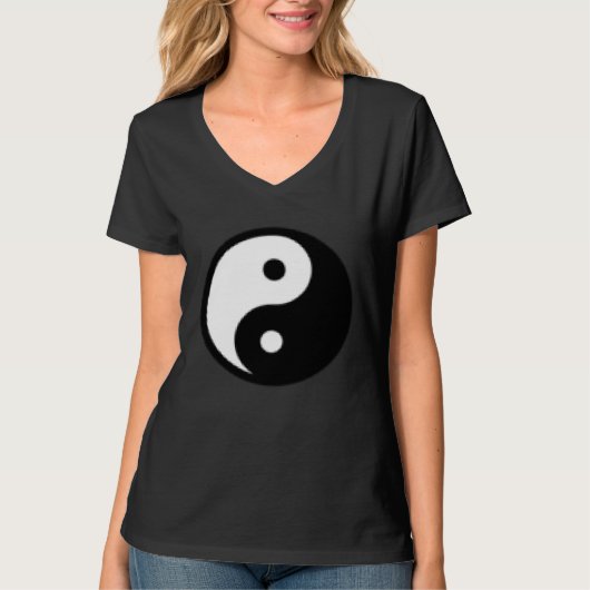 Small Yin Yang, Tai chi, Qi gong, polarity, dualit T-Shirt (Vorderseite)