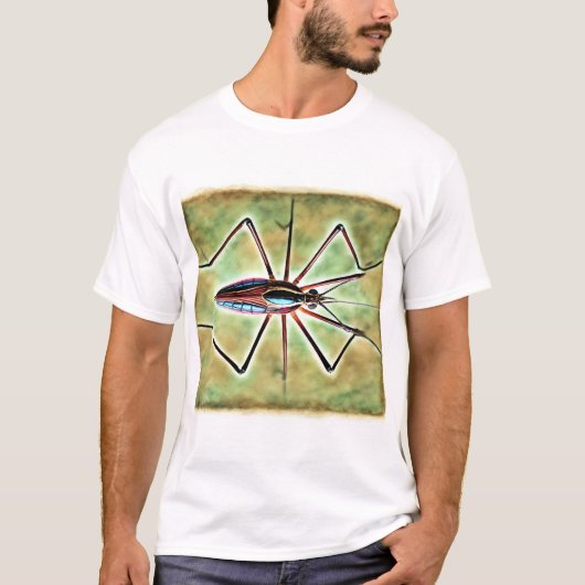 Smaller Water Strider 230824IREF211 - Watercolor T-Shirt (Vorderseite)