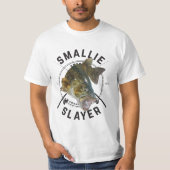 Smallie Slayer - Smallmouth-Bass-Fischen-Shirt T-Shirt (Vorderseite)