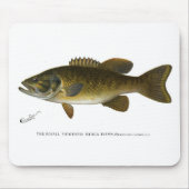 Smallmouth bass mousepad (Vorne)