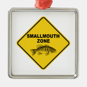 Smallmouth Zone Ornament Aus Metall
