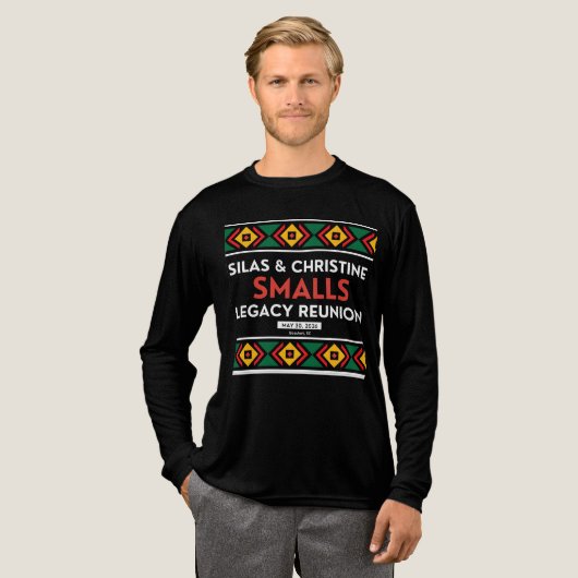 Smalls Legacy T - Langarm Schwarz Tri-Blend Shirt (Volle Vorderseite)