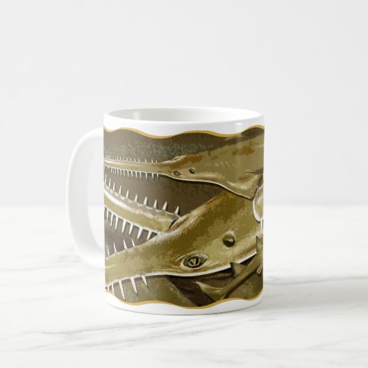 Smalltooth Sawfish-Kaffee-Tasse Kaffeetasse (Vorderseite Links)