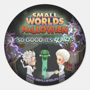 SmallWorlds Halloween Frankenstein Aufkleber