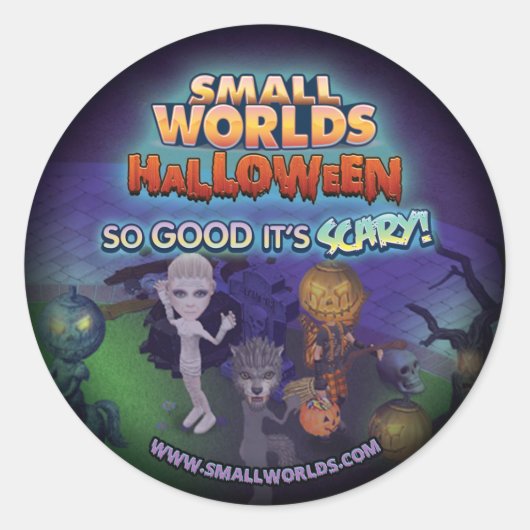 SmallWorlds Halloween Graveyard Stickers (Vorderseite)