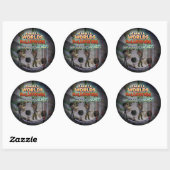 SmallWorlds Halloween Zombie Stickers (Blatt)