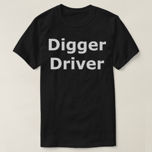 SMandH 0145 Digger-Treiber T-Shirt (Design vorne)