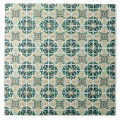 Smaragd-Azulejo-Fliesen Fliese (Vorderseite)