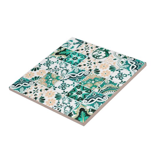 Smaragd-Azulejo-Fliesen Fliese (Seite)